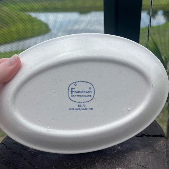 Vintage Franciscan Hacienda Green Covered Butter Dish - Picture 9 of 10